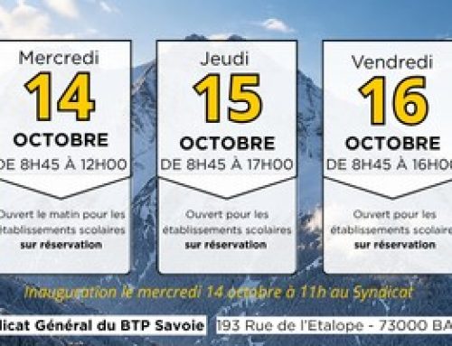 Salons Bâtis tes rêves ! & BTP innov&rsquo; du 14 au 16 octobre au Syndicat